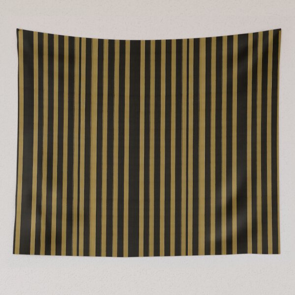 Aperçu de l'œuvre Lignes noires et dorées créée et vendue par Zenvo.