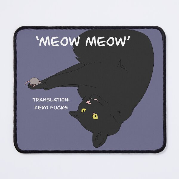 Item preview, Black Cat - Zero Fucks designed and sold by harmopiavu.