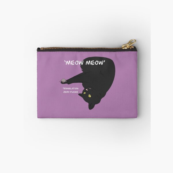 Item preview, Black Cat - Zero Fucks designed and sold by harmopiavu.