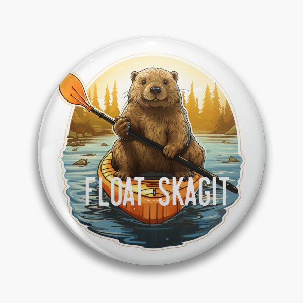 Item preview, Float Sticker - Skagit Beaver designed and sold by Gritz - Photographer, AI Artist.