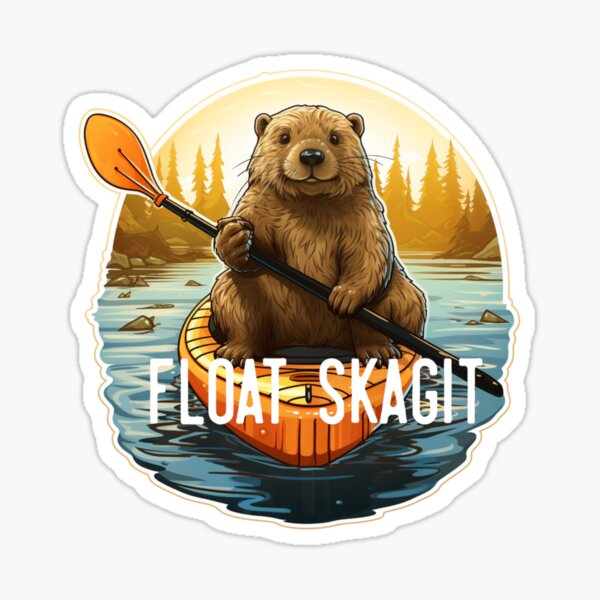 Float Sticker - Skagit Beaver Sticker