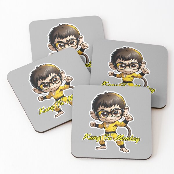 Item preview, Funny Kung Fu Master Monkey Lee designed and sold by TheArtOfPat.