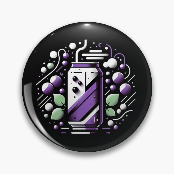 Item preview, Grape Soda Delight: Vibrant Image Print for Stylish Apparel designed and sold by Gatsbird Design.