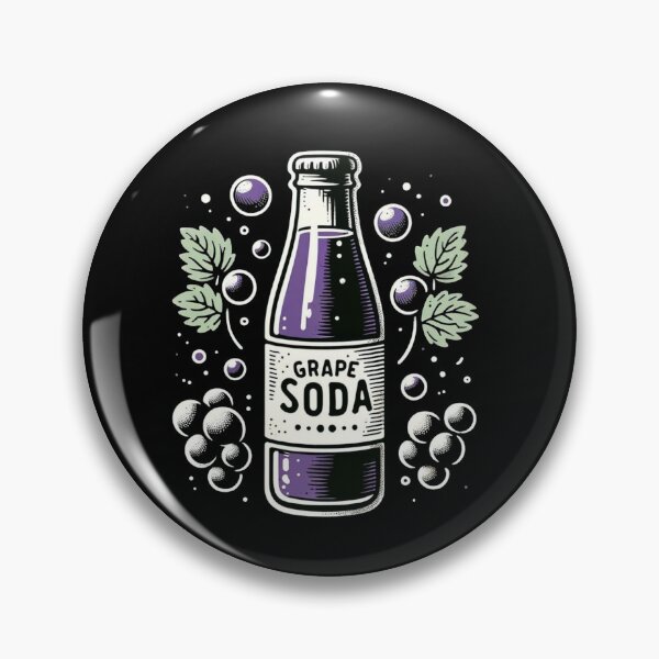 Item preview, Grape Soda Splash: Stylish Printed Clothing for Grape Soda Fans designed and sold by Gatsbird Design.