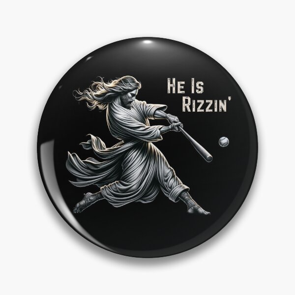 Item preview, He Is Rizzin Religious Christian Baseball Lover Jesus Meme designed and sold by Chmielayka.