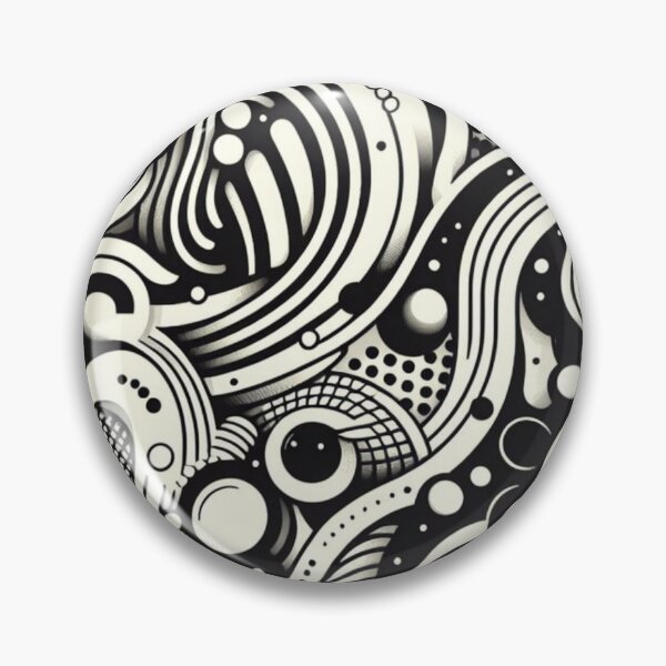 Item preview, Vector Seamless Black And White Irregular Rounded Lines Halftone Transition Abstract Background Pattern designed and sold by asbno19.