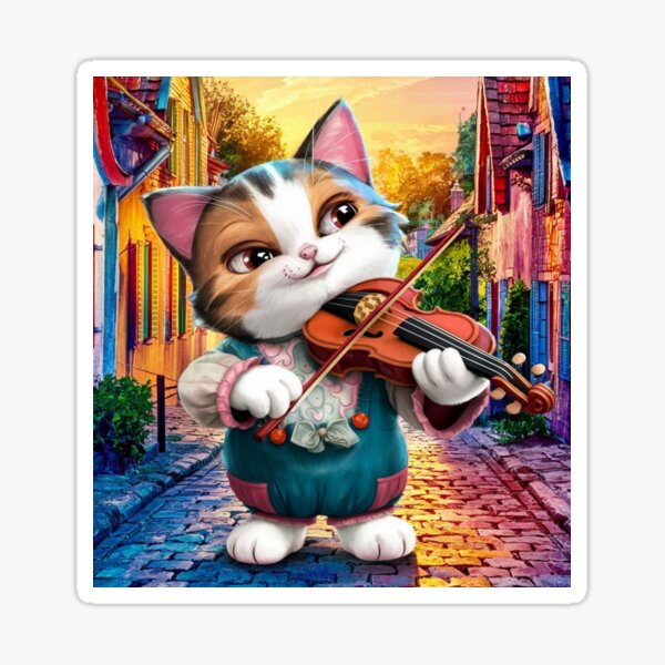 Cat Playing Violin Merch & Gifts for Sale | Redbubble