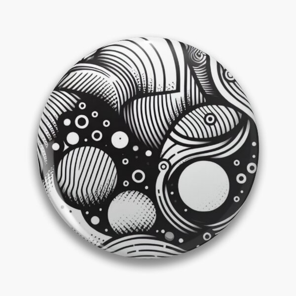 Item preview, Vector Seamless Black And White Irregular Rounded Lines Halftone Transition Abstract Background Pattern designed and sold by asbno19.