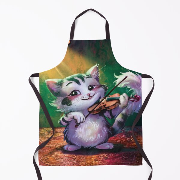 Item preview, "CUTE CAT VIOLIN ". CUTE CAT PLAYING VIOLIN designed and sold by Obinne.