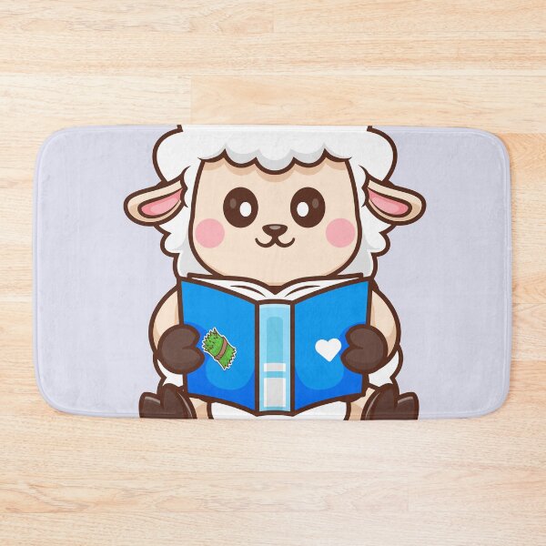 Item preview, Ewe-nique Scholar: Cute Sheep Reading Book designed and sold by hjian8219.