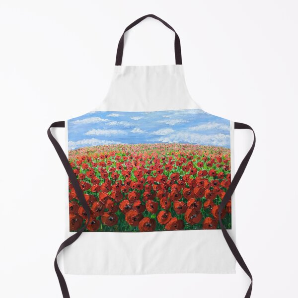 Item preview, Gleaming Field of Ruby Poppies designed and sold by Margwizart.