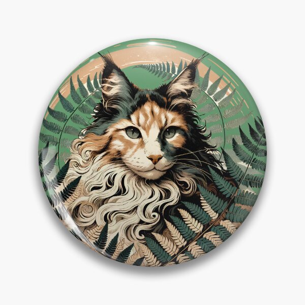 Item preview, Dilute Calico Mainecoon Fern designed and sold by FrictionMaxxing.