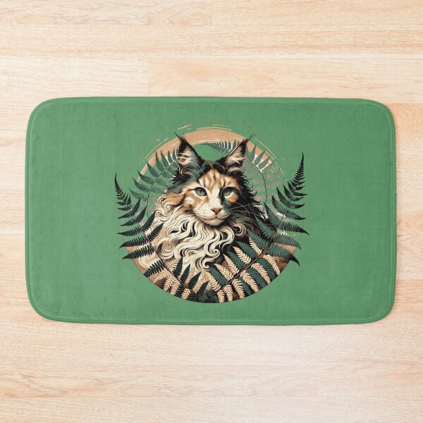 Item preview, Dilute Calico Mainecoon Fern designed and sold by FrictionMaxxing.