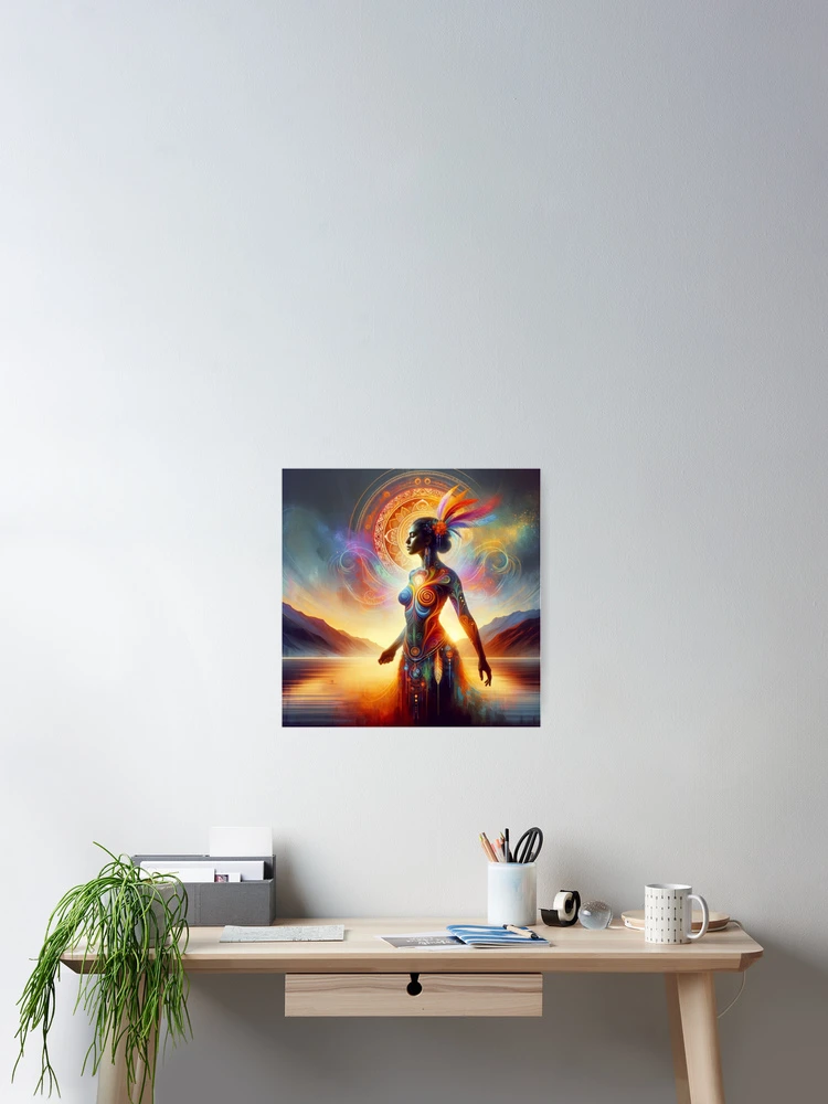 Thumbnail 2 of 3, Poster, Cosmic Awakening   designed and sold by Sienna Hamilton-Katene.