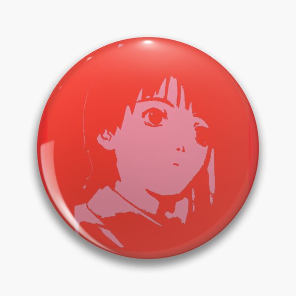 Item preview, Lain Red Shadowless Transparent Design designed and sold by MerikuroCreates.