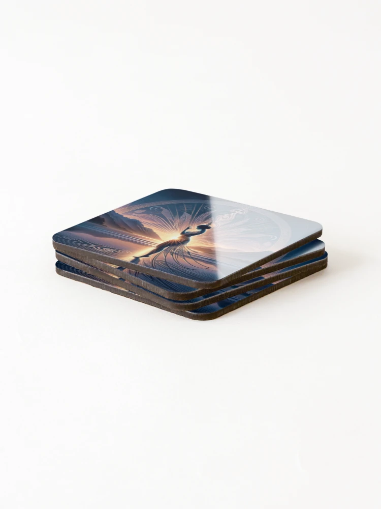 Thumbnail 4 of 5, Coasters (Set of 4), Solar Invocation   designed and sold by Sienna Hamilton-Katene.