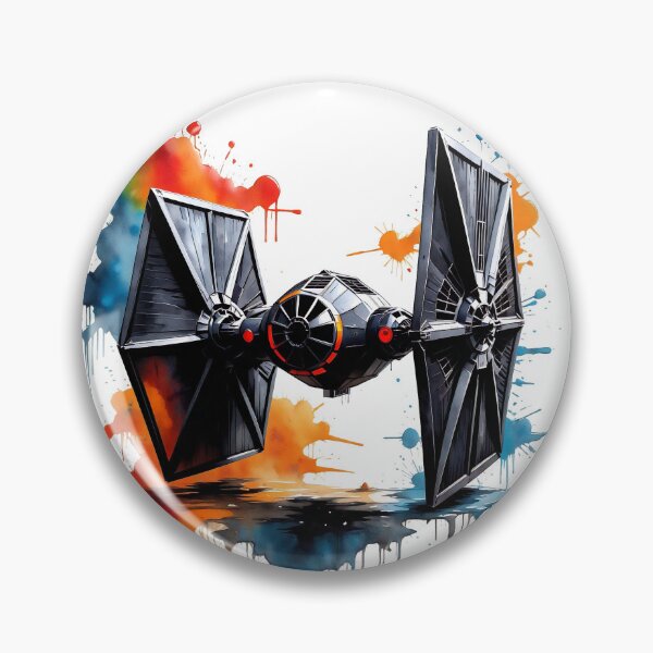 Item preview, Tie fighter - Splash art designed and sold by Tea-Shirt-Break.