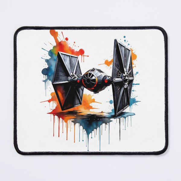 Item preview, Tie fighter - Splash art designed and sold by Tea-Shirt-Break.