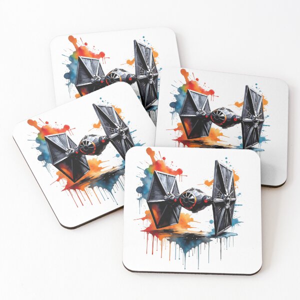 Item preview, Tie fighter - Splash art designed and sold by Tea-Shirt-Break.
