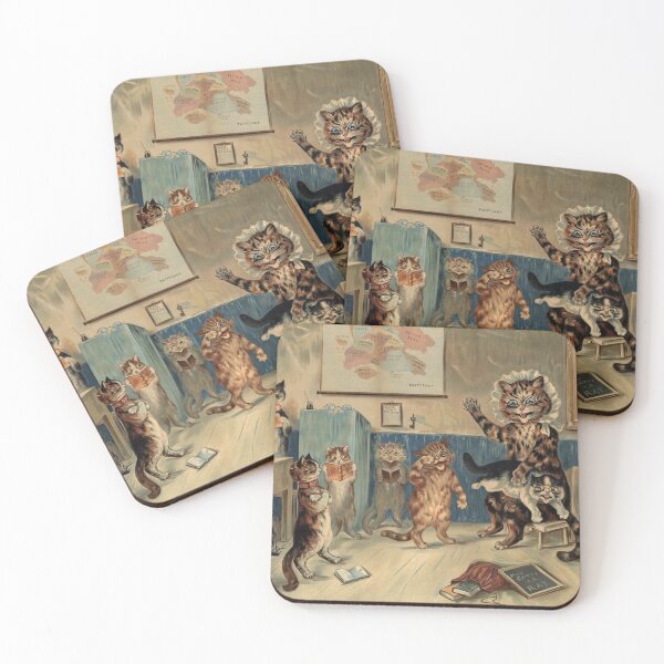 Item preview, Louis Wain - The Naughty Puss 1898 designed and sold by forgottenbeauty.