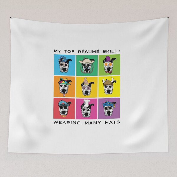Item preview, My Top Resume Skill: "Wearing Many Hats" designed and sold by Tim Veiga.