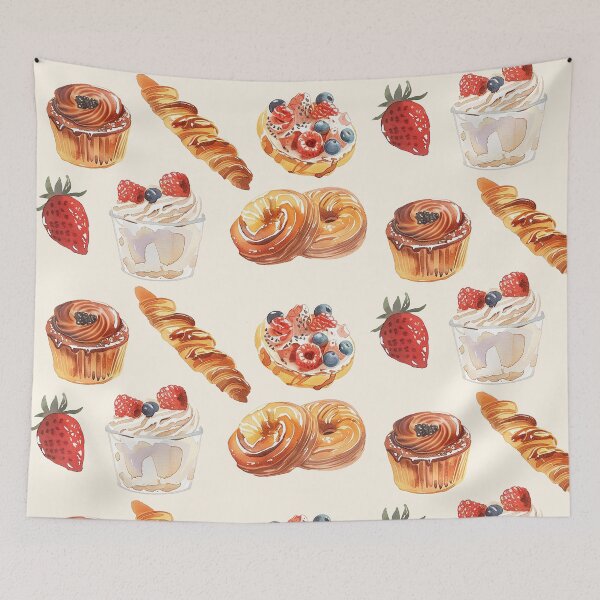 Item preview, Watercolor Pastries designed and sold by thegirlyshoppe.