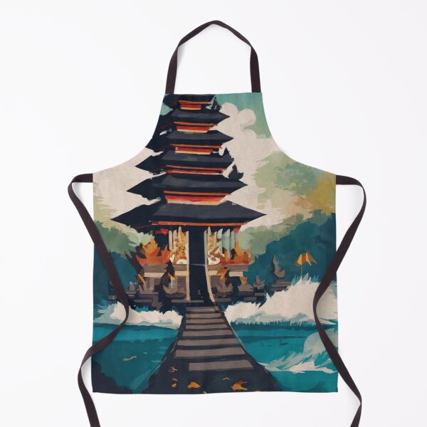 Item preview, Bali Temple Tropical Indonesia Art designed and sold by TheJoeyStudio.