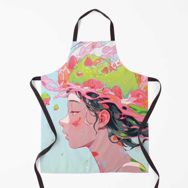 Item preview, Surreal Dreamy Lush Citrus Anime Girl designed and sold by bubblegoth.