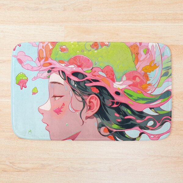 Item preview, Surreal Dreamy Lush Citrus Anime Girl designed and sold by bubblegoth.