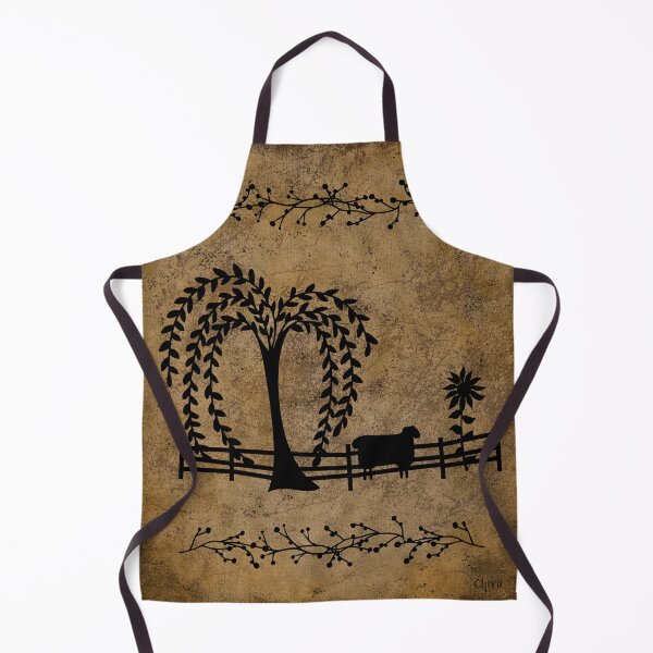 Item preview, Large Format Prim Sheep and Willow Tree Pip Berries designed and sold by CheriesArt.