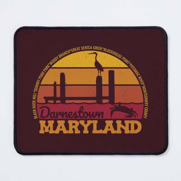 Item preview, Darnestown Maryland Sunset Retro Vintage Local Pride Logo designed and sold by CRHPOD20.