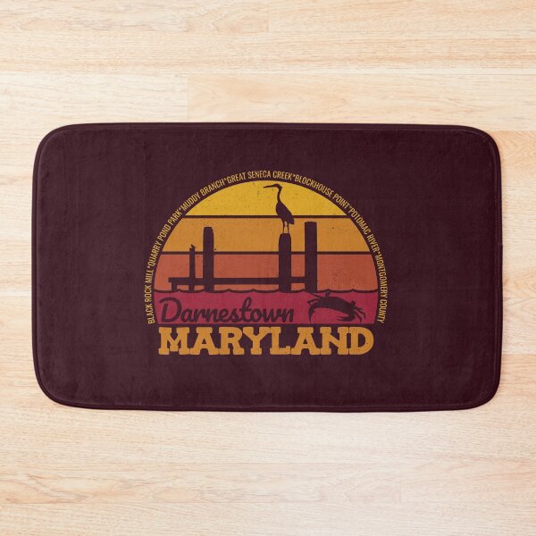 Item preview, Darnestown Maryland Sunset Retro Vintage Local Pride Logo designed and sold by CRHPOD20.