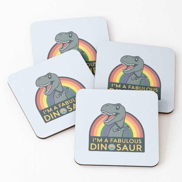 Item preview, Fabulous Dino: Embrace Your Rainbow designed and sold by MillennialVibe.