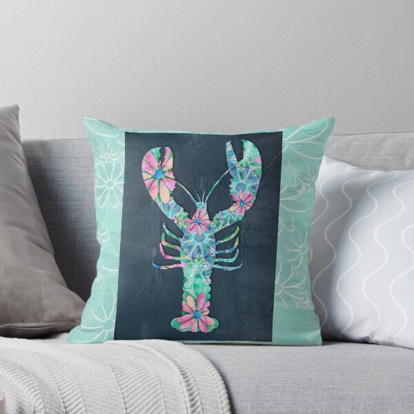 Item preview, Dancing Daisies Lobster Beach Art 1 designed and sold by Sharon Cummings Art.