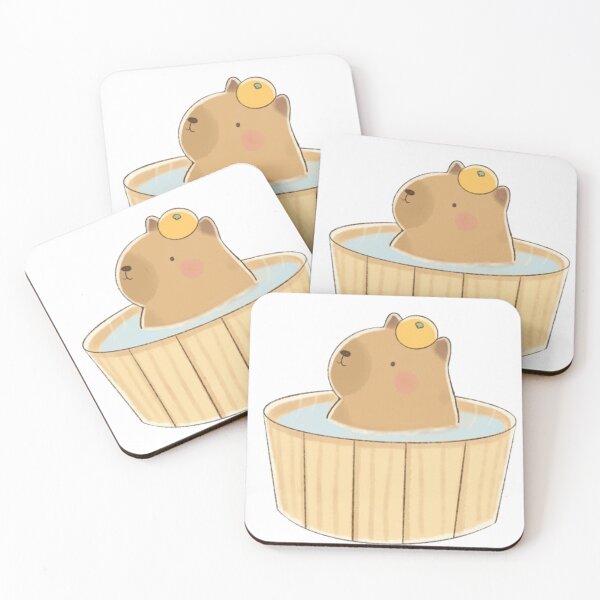 Item preview, Capybara Relaxing designed and sold by jennysselling.