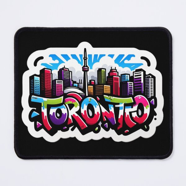 Item preview, Toronto Graffiti Skyline designed and sold by PinUpPizzazz.
