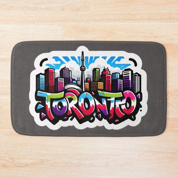 Item preview, Toronto Graffiti Skyline designed and sold by PinUpPizzazz.