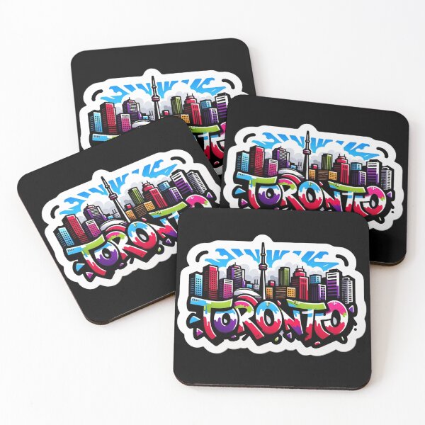 Item preview, Toronto Graffiti Skyline designed and sold by PinUpPizzazz.