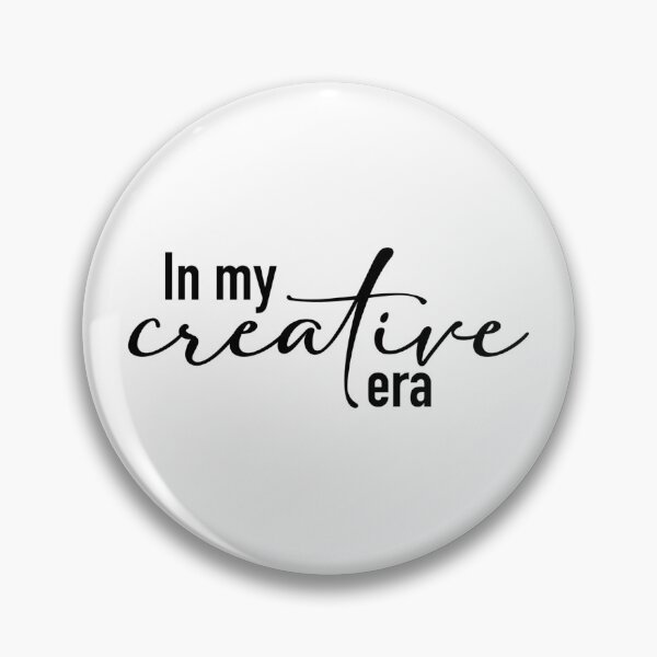 Item preview, In my creative era | modern artist type quote | for the artist swifties designed and sold by TeaLimeTwo.