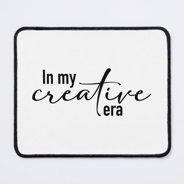 Item preview, In my creative era | modern artist type quote | for the artist swifties designed and sold by TeaLimeTwo.