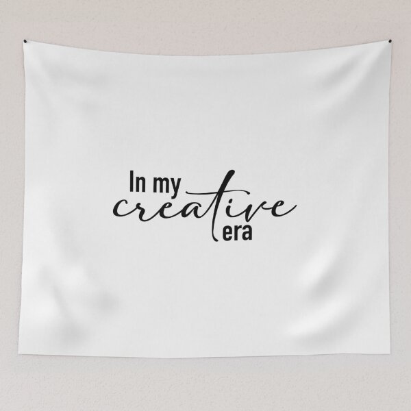 Item preview, In my creative era | modern artist type quote | for the artist swifties designed and sold by TeaLimeTwo.