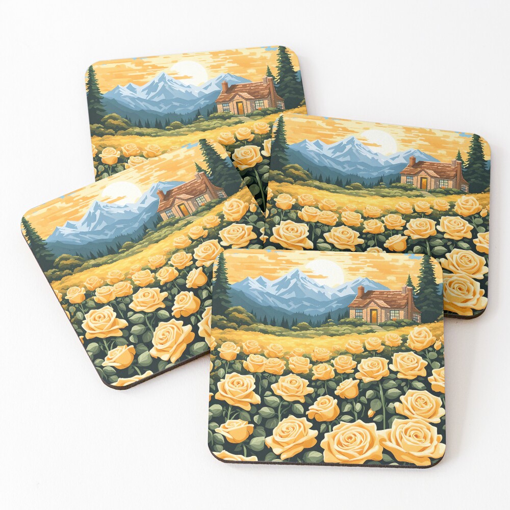 Item preview, Coasters (Set of 4) designed and sold by VeiledVision.