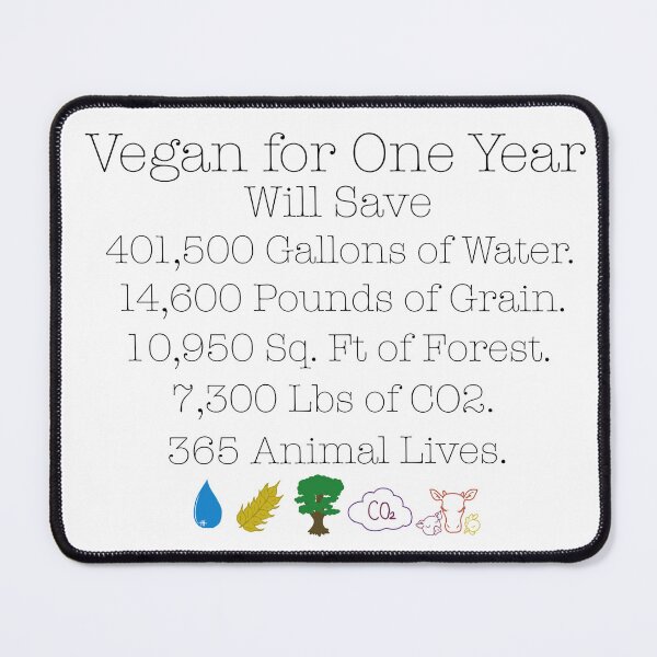 Item preview, Vegan for a Year designed and sold by ToadGurl.