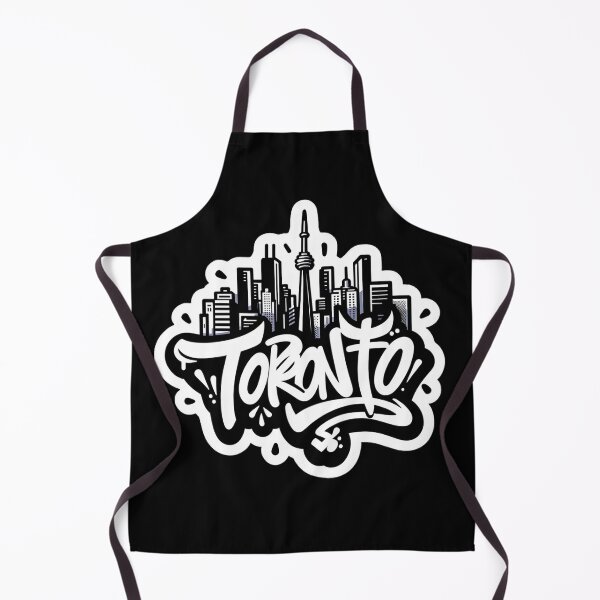 Item preview, Toronto Graffiti Skyline (Black and White) designed and sold by PinUpPizzazz.