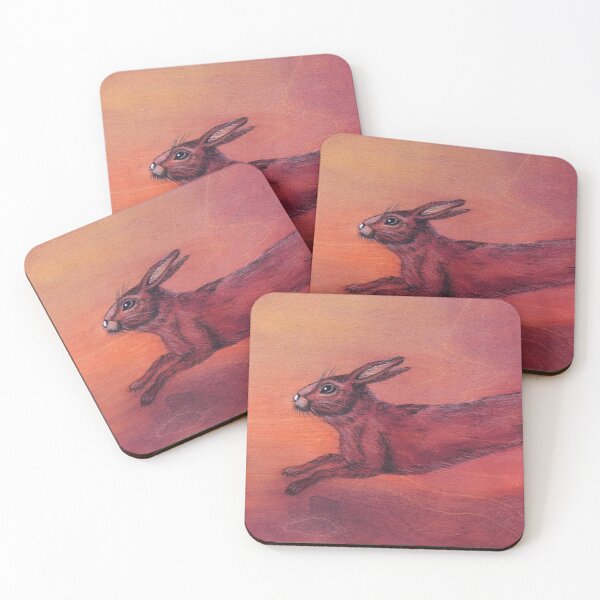 Item preview, Hare Left designed and sold by SandAppleArt.