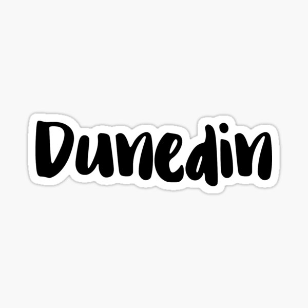 "Dunedin" Sticker for Sale by FTML Redbubble