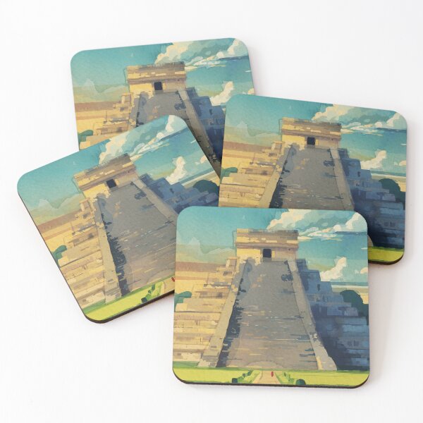 Item preview, Chichen Itza Mayan Pyramid Mexico designed and sold by TheJoeyStudio.