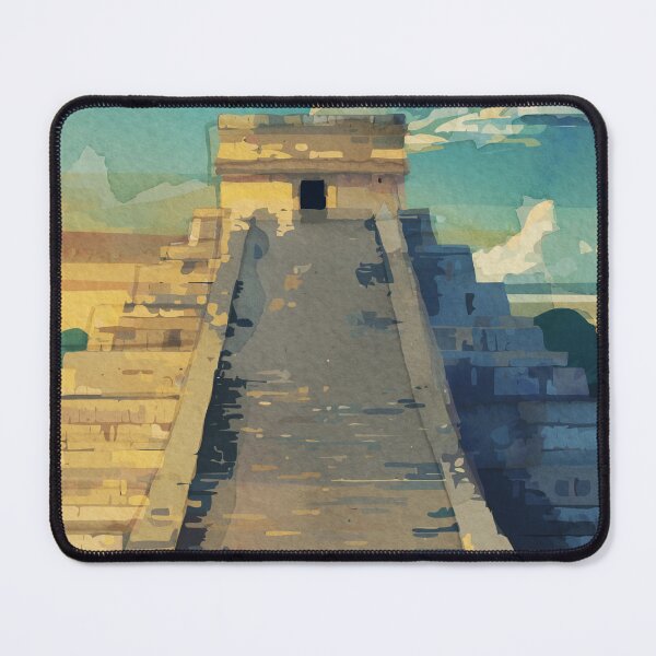 Item preview, Chichen Itza Mayan Pyramid Mexico designed and sold by TheJoeyStudio.