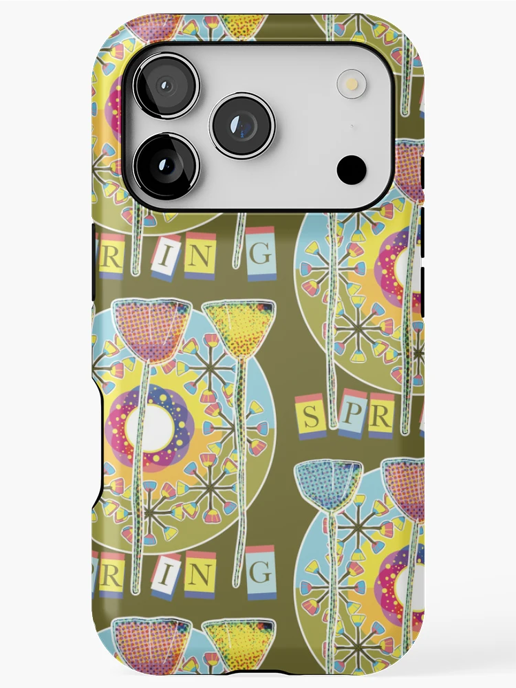 Thumbnail 1 of 4, iPhone Case, Spring Flower Colours designed and sold by Rickybrook.