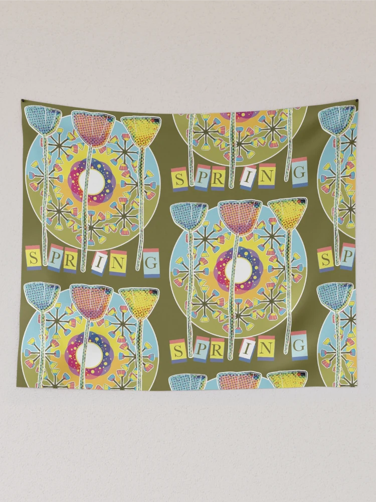 Thumbnail 2 of 3, Tapestry, Spring Flower Colours designed and sold by Rickybrook.
